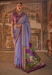 Picture of Stunning Silk Light Slate Grey Saree