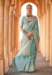 Picture of Magnificent Silk Cadet Blue Saree