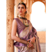 Picture of Well Formed Silk Dark Olive Green Saree