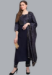 Picture of Wonderful Cotton Navy Blue Readymade Salwar Kameez