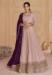 Picture of Elegant Georgette Rosy Brown Anarkali Salwar Kameez