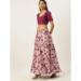 Picture of Bewitching Satin & Silk Rosy Brown Lehenga Choli