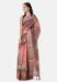 Picture of Grand Linen Indian Red Saree