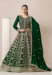 Picture of Beauteous Georgette Dark Green Anarkali Salwar Kameez