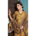 Picture of Sublime Silk Dark Khaki Readymade Salwar Kameez