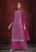 Picture of Georgette Hot Pink Straight Cut Salwar Kameez