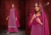 Picture of Georgette Hot Pink Straight Cut Salwar Kameez