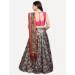 Picture of Shapely Satin & Silk Grey Lehenga Choli