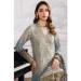 Picture of Georgette Dark Grey Straight Cut Salwar Kameez