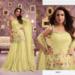 Picture of Georgette Burly Wood Straight Cut Salwar Kameez