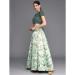 Picture of Admirable Satin & Silk Dark Sea Green Lehenga Choli