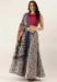 Picture of Ravishing Satin & Silk Silver Lehenga Choli