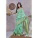 Picture of Alluring Linen & Silk Medium Aqua Marine Saree