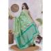 Picture of Alluring Linen & Silk Dark Sea Green Saree