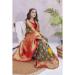 Picture of Comely Linen & Silk Dark Olive Green Saree