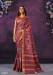 Picture of Beautiful Chiffon Maroon Saree