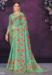 Picture of Fine Chiffon Dark Sea Green Saree