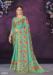 Picture of Fine Chiffon Dark Sea Green Saree