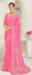 Picture of Elegant Chiffon Hot Pink Saree