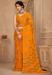 Picture of Beautiful Chiffon Dark Orange Saree