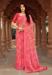 Picture of Gorgeous Chiffon Salmon Saree