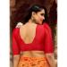 Picture of Ravishing Chiffon Crimson Saree