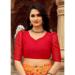 Picture of Ravishing Chiffon Crimson Saree