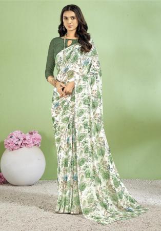 Picture of Nice Chiffon Lavender Saree