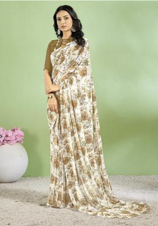 Picture of Amazing Chiffon Linen Saree