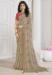 Picture of Sublime Chiffon Dark Khaki Saree