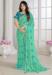 Picture of Good Looking Chiffon Dark Turquoise Saree