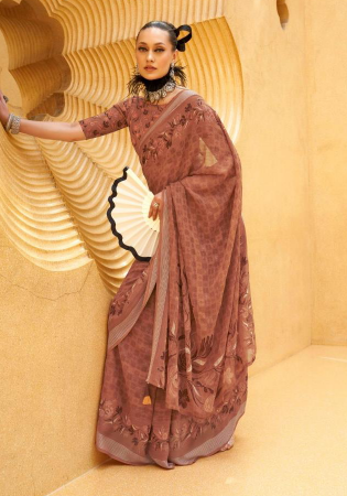 Picture of Sublime Georgette Sienna Saree