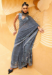 Picture of Gorgeous Georgette Slate Grey Saree