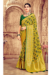 Picture of Marvelous Silk Dark Golden Rod Saree