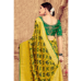 Picture of Marvelous Silk Dark Golden Rod Saree