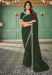 Picture of Wonderful Chiffon Dark Olive Green Saree