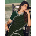 Picture of Wonderful Chiffon Dark Olive Green Saree