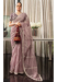 Picture of Alluring Organza Rosy Brown Saree