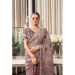 Picture of Alluring Organza Rosy Brown Saree