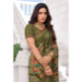 Picture of Grand Georgette Dark Olive Green Saree