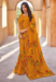 Picture of Fine Georgette Golden Rod Saree