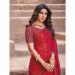 Picture of Appealing Georgette Crimson Saree