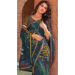 Picture of Bewitching Georgette Dark Slate Grey Saree