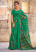 Picture of Excellent Crepe & Satin Teal Saree