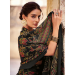 Picture of Exquisite Crepe & Satin Black Saree