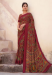 Picture of Fascinating Crepe & Satin Brown Saree