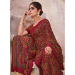 Picture of Fascinating Crepe & Satin Brown Saree