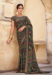 Picture of Comely Crepe & Satin Dim Gray Saree