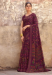 Picture of Excellent Crepe & Satin Brown Saree