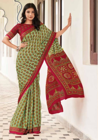 Picture of Shapely Crepe Sienna Saree